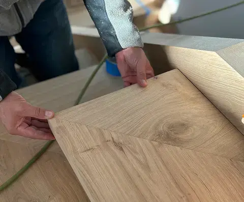 Quality inspection of hardwood flooring materials